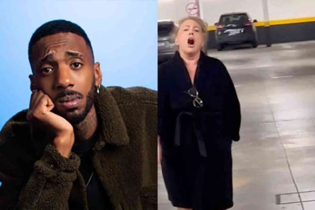 The comedian is the target of racist crime and a neighbor prevents him from using the elevator of a building The comedian is the target of racist crime and a neighbor prevents him from using the elevator of a building