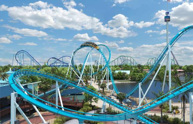 With Pipeline: The Surf Coaster, SeaWorld Orlando will total seven roller coasters.