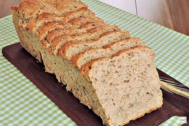 Whole grain bread with 7 cereals without kneading Whole grain bread with 7 cereals without kneading