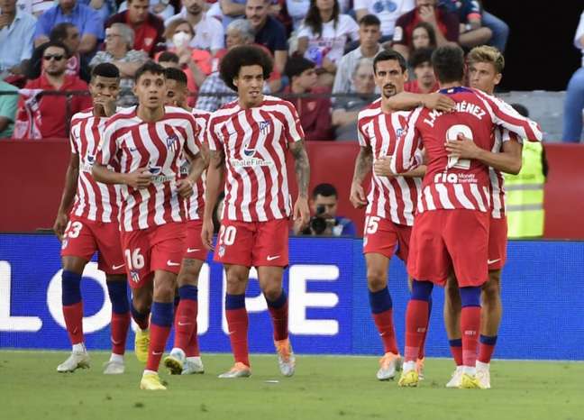 Atletico Madrid kämpft um den Einzug ins Achtelfinale der Champions League (AFP)