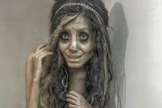 “Angelina Jolie Zombie” reveals her true face for the first time after leaving prison in Iran “Angelina Jolie Zombie” reveals her true face for the first time after leaving prison in Iran