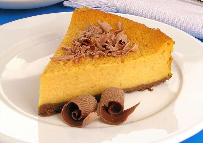 Pumpkin and chocolate cake - Photo: Guia da Cozinha Pumpkin and chocolate cake - Photo: Guia da Cozinha