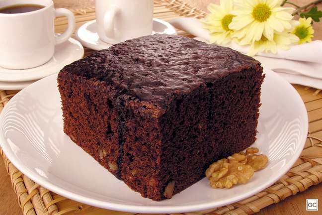 Bolo tipo brownie – Foto: Guia da Cozinha