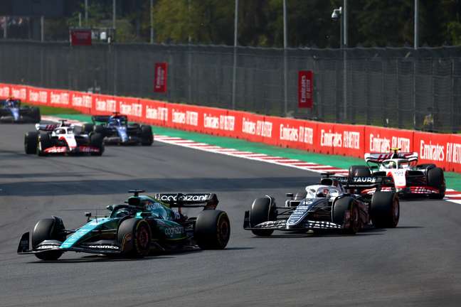 Pierre Gasly (#10) durante el GP de la Ciudad de México (