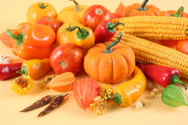 Yellow and Orange Foods - Photo: Shutterstock Yellow and Orange Foods - Photo: Shutterstock