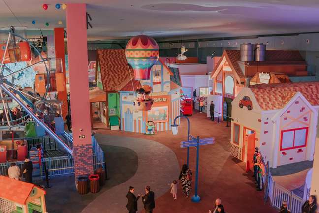 In just two months, all 30 attractions and scenery were set up in the Turma da Mônica indoor park in Gramado.