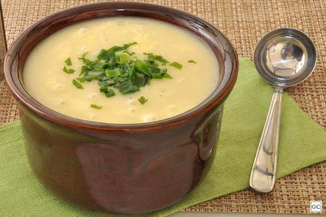 Potato and cheese broth - Photo: Guia da Cozinha