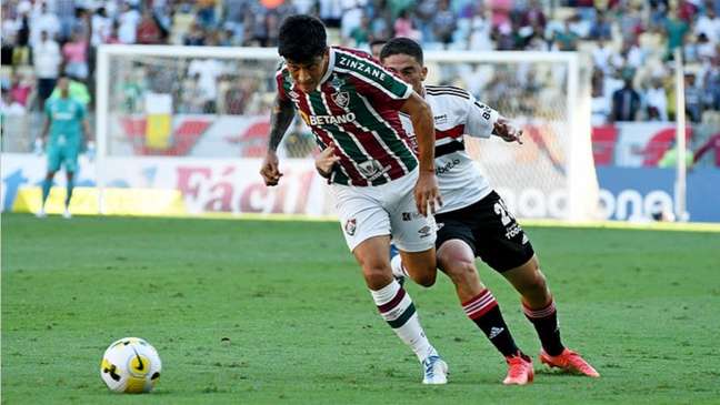 Cano tuvo una tarde de gala en el triunfo del Fluminense sobre el Sao Paulo (Mailson Santana/Fluminense).