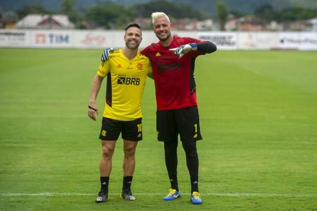 Números, títulos e marcas provam importância de Diego Ribas e Diego Alves no Flamengo