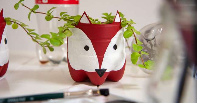 34 ideas of creative DIY vases with recycled materials
