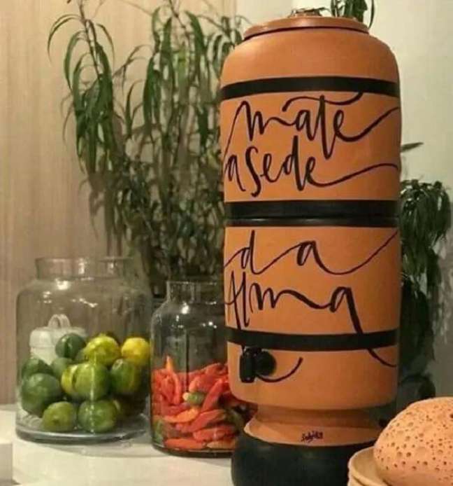 30. Clay Strainer Decoration: Put a different twist on this kitchen piece. Source – Mariely Del Rey 30. Clay Strainer Decoration: Put a different twist on this kitchen piece. Source – Mariely Del Rey