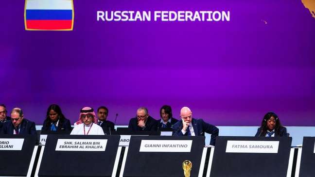 Fifa anunciou em fevereiro que Rússia foi expulsa da Copa do Mundo