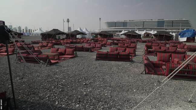 The 'beach club fan park' is one of the places where the sale of alcoholic beverages will be permitted The 'beach club fan park' is one of the places where the sale of alcoholic beverages will be permitted