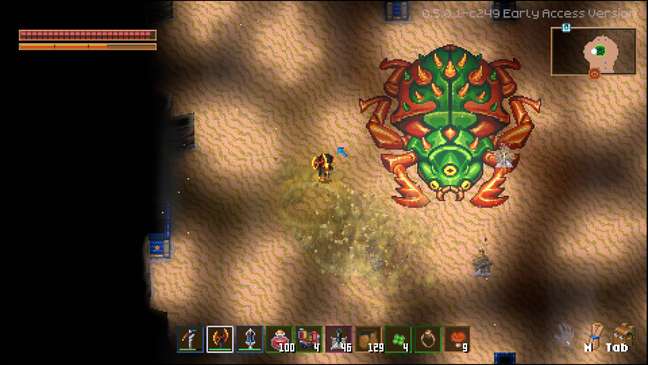 Huge bosses are among the Core Keeper game's challenges Huge bosses are among the Core Keeper game's challenges