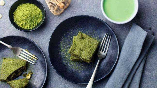 Matcha cake, the healthy sweet ideal for afternoon coffee