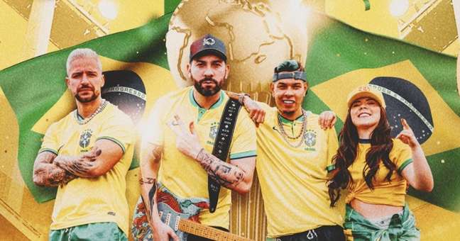 Bressan, Zain, Nando DK and Japinha Conde publish the unedited clip for “Gol de Placa”