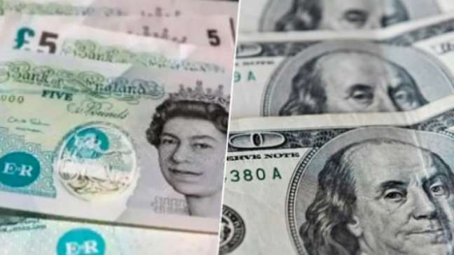 Pound and dollar: the values ​​at stake (Chris Ratcliffe/AFP - AFP