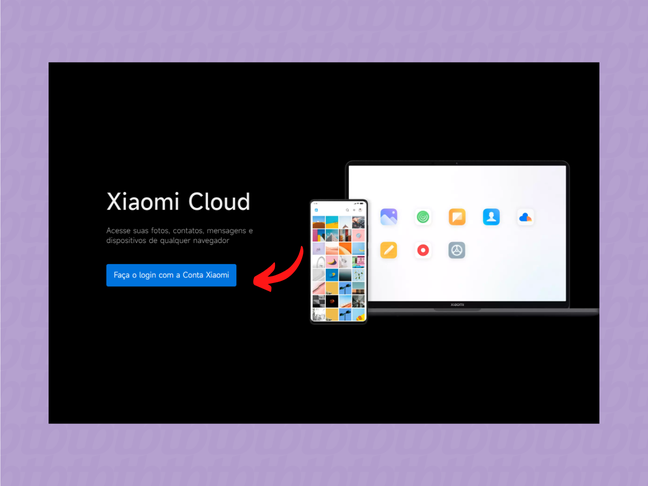 Sign in to Mi Cloud 