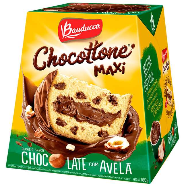 Chocottone Bauducco Maxi Hazelnut Chocolate 500g Chocottone Bauducco Maxi Hazelnut Chocolate 500g
