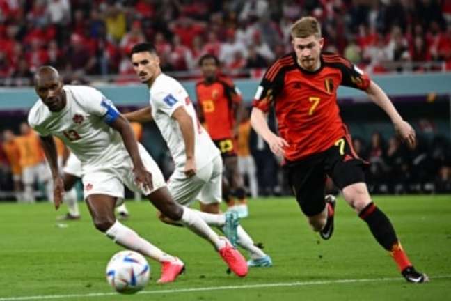 De Bruyne on the field for Belgium (Photo: ANNE-CHRISTINE POUJOULAT / AFP)