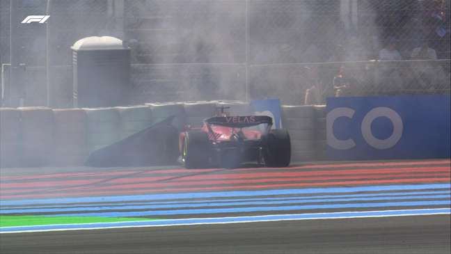 Leclerc also managed to get back on track at Imola, but there was no way in France 