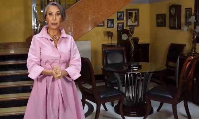 The walls of Florinda Meza's house are filled with family photos The walls of Florinda Meza's house are filled with family photos