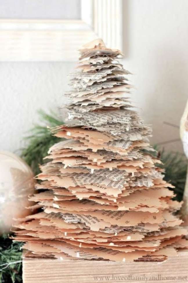 This one is for the reading lovers - use pages from old books to make a very different tree. This one is for the reading lovers - use pages from old books to make a very different tree.