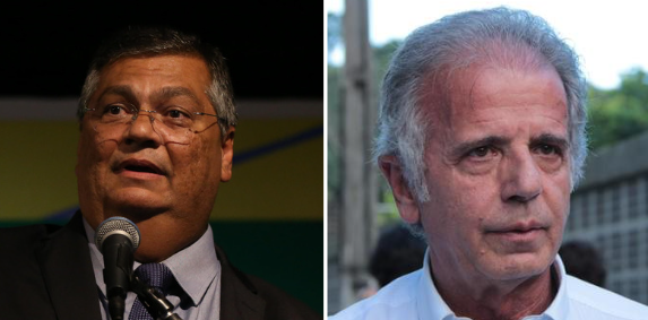 Da esquerda para direita: o senador eleito Flávio Dino (PSB-MA) e o ex-ministro do Tribunal de Contas da União (TCU) José Múcio Monteiro