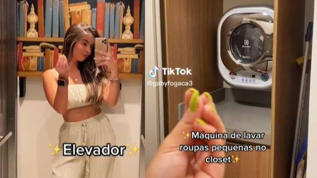 Clothes elevator, car in closet: woman goes viral showing luxuries at boyfriend’s house