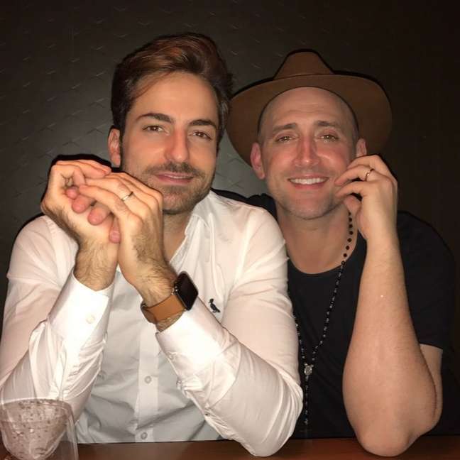 Thales Bretas and Paulo Gustavo, in the last photo posted by the comedian on Instagram. Thales Bretas and Paulo Gustavo, in the last photo posted by the comedian on Instagram.