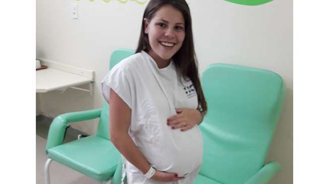 In Karine's third pregnancy, blood transfusions were necessary while still in the uterus to prevent the baby from developing anemia and risking death.