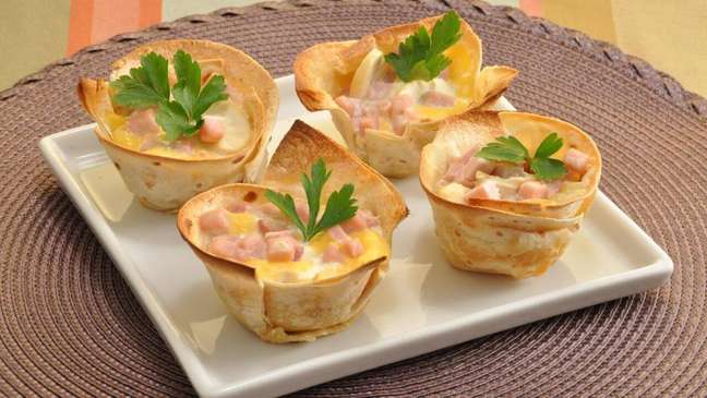 Minitorta rápida – Foto: Guia da Cozinha Minitorta rápida – Foto: Guia da Cozinha