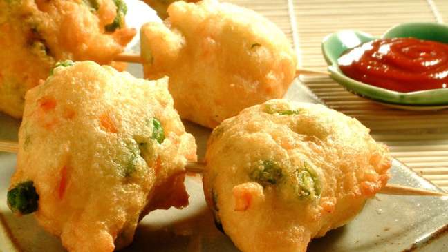 Bolinho de vegetais – Foto: Guia da Cozinha Bolinho de vegetais – Foto: Guia da Cozinha
