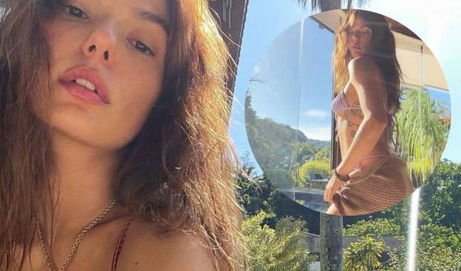 Isis Valverde moves the web by showing her body in a bikini photo and famously snaps: ‘Gostosa’