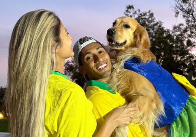 Raphinha’s wife announces pregnancy after Brazil’s elimination at the World Cup