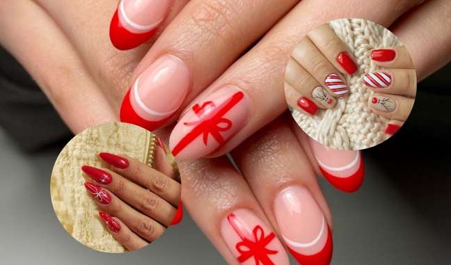 Christmas Decorated Nails: We’ve rounded up over 20 red options to do before the festive date