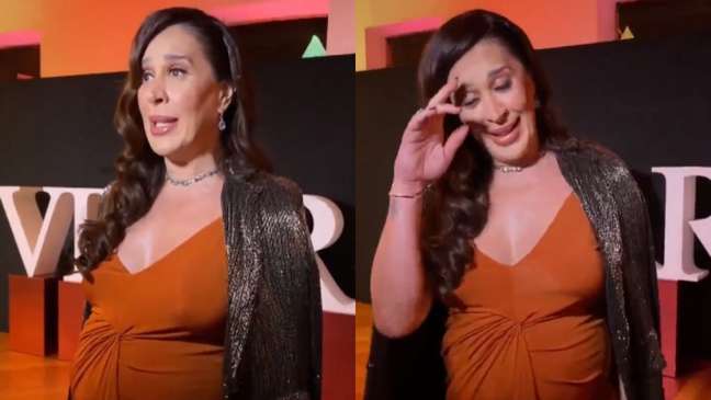Claudia Raia scolds a journalist for not knowing her baby’s name;  watch