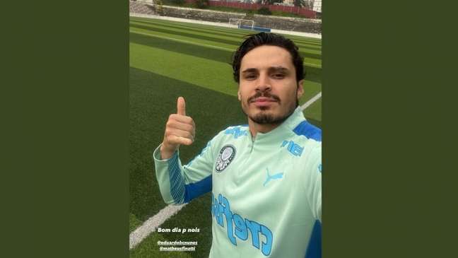 Raphael Veiga faz treinos remotos da pré-temporada do Palmeiras