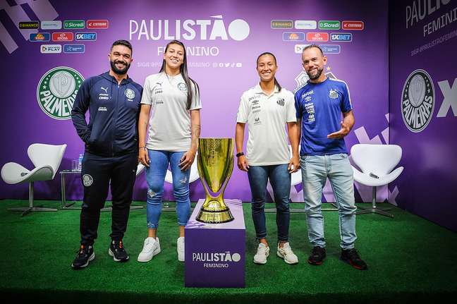 Técnicos de Palmeiras e Santos pedem um calendário mais organizado no futebol feminino: 