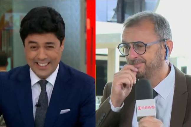 Octávio Guedes engoliu mosquito durante o programa 'GloboNews Mais'