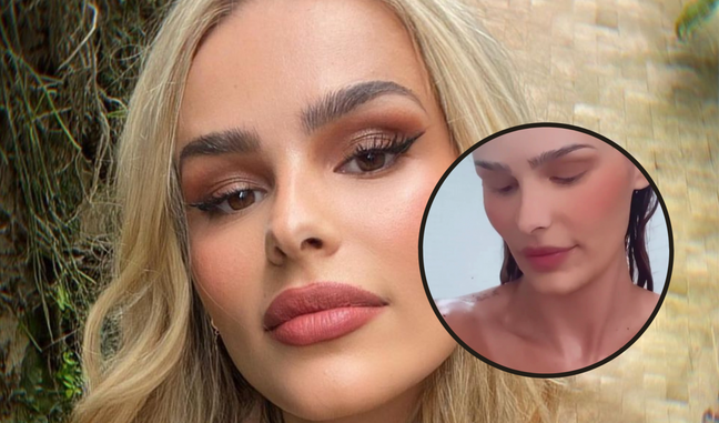 Yasmin Brunet appears completely naked, shows a bath on the web and gets full body tattoos.  Video!