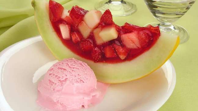 Fantasy melon – Photo: Guia da Cozinha Fantasy melon – Photo: Guia da Cozinha