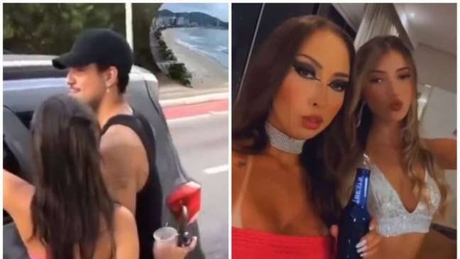 Traveling with Neymar, Medina is spotted at a party and guests complain: “You can’t use your cell phone”