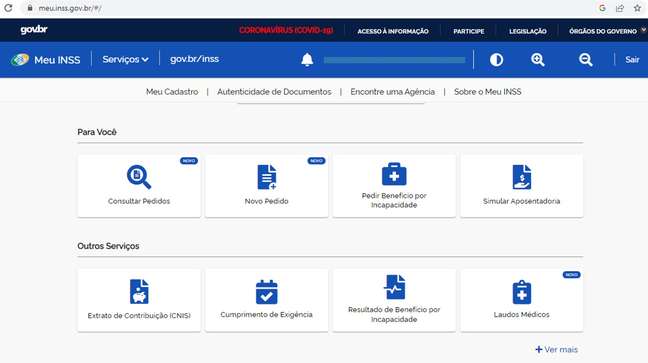 When you access meuinss.gov.br, simply log into the Gov.br system and access When you access meuinss.gov.br, simply log into the Gov.br system and access