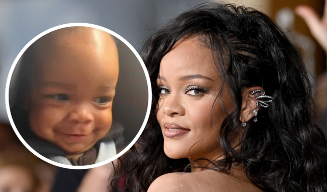Rihanna was forced to post the first picture of her son with A$AP Rocky.  Understand why!