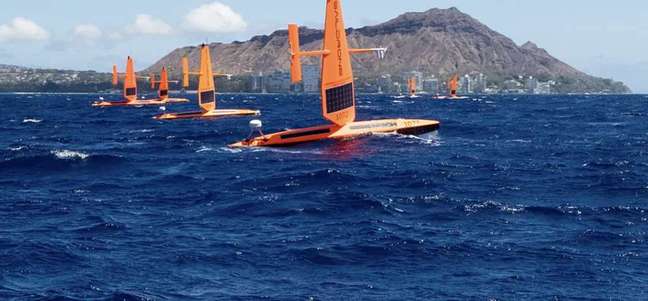 Fleets of drones help monitor large areas in real time (Image: Replay / Saildrone)