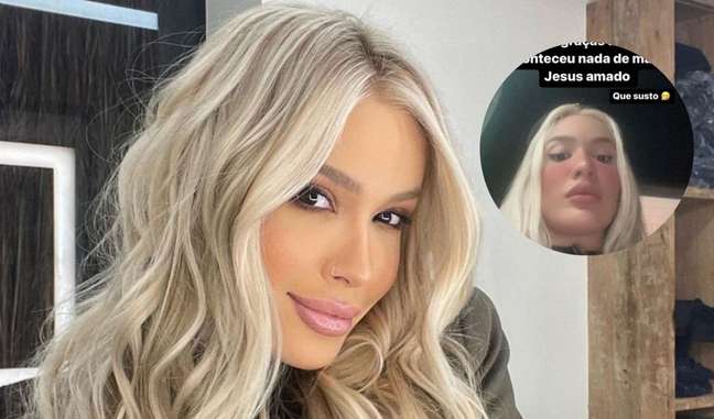 Karoline Lima suffers an accident in a car app.  Know the details!