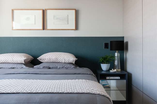 Gray linen bedspread and pillowcases by Trousseau and lamp by Madeira and Thread. Gray linen bedspread and pillowcases by Trousseau and lamp by Madeira and Thread.