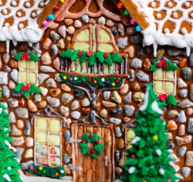 stone gingerbread house stone gingerbread house