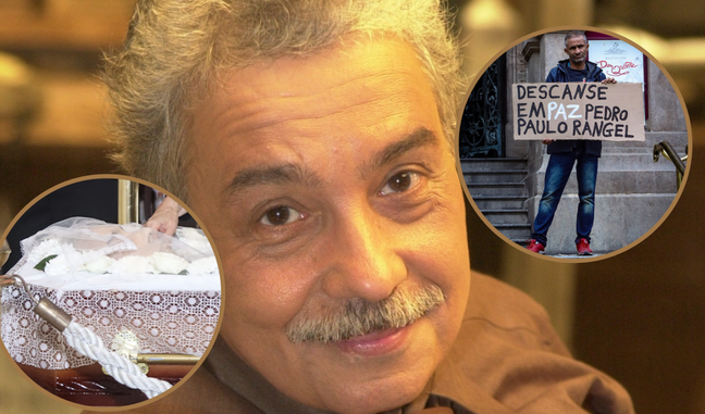 Pedro Paulo Rangel’s body is veiled in tributes from fans and the presence of famous friends.  Photos
